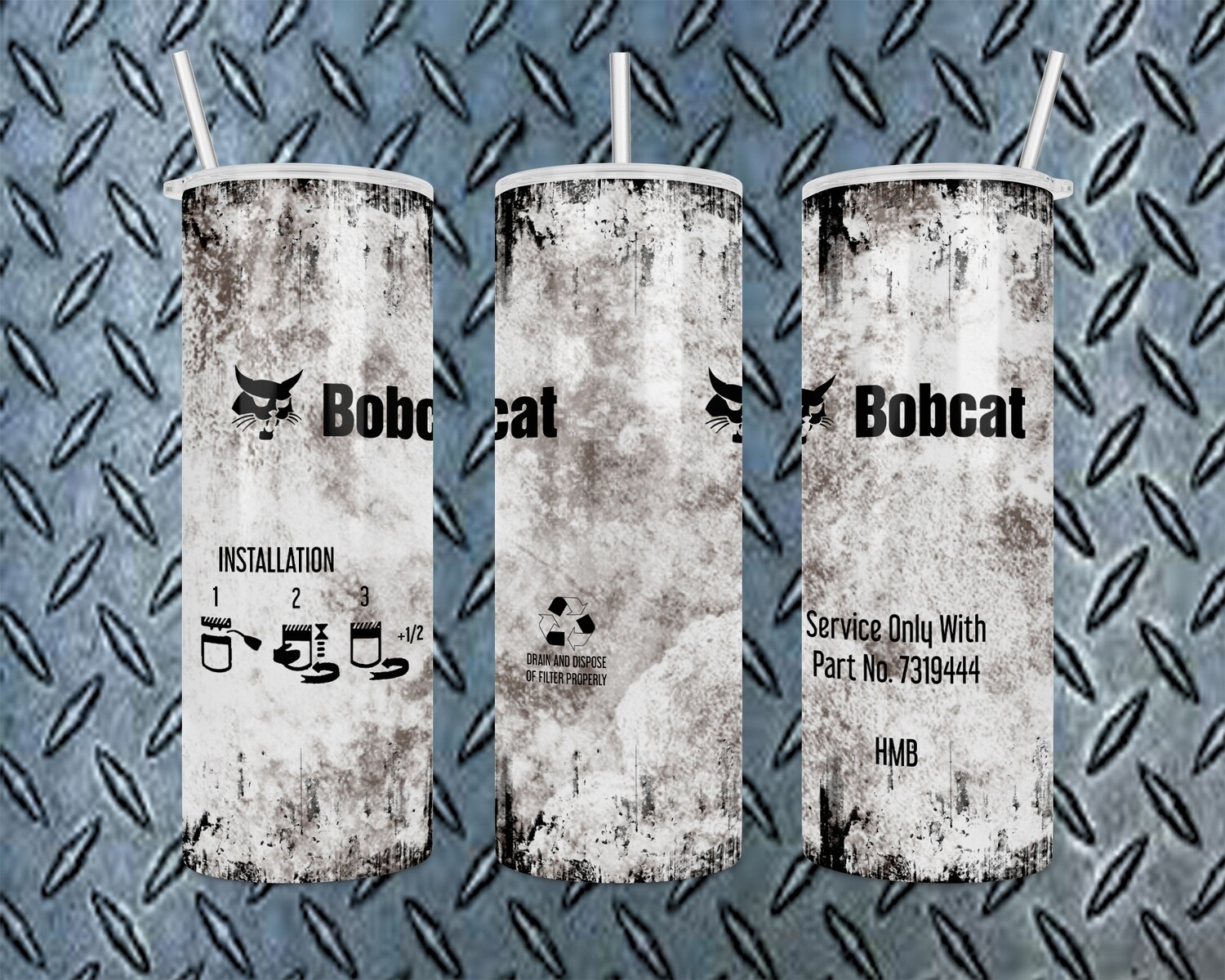 Bobcat Oil Filter Tumbler