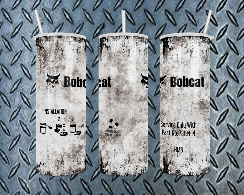 Bobcat Oil Filter Tumbler