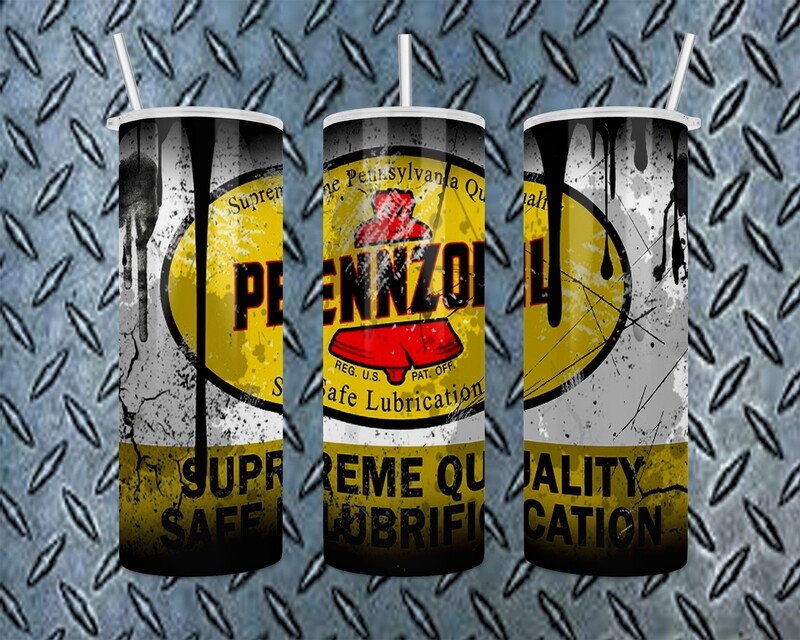 Pennzoil Grunge Tumbler