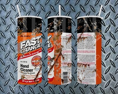 Fast Orange Dirty Tumbler
