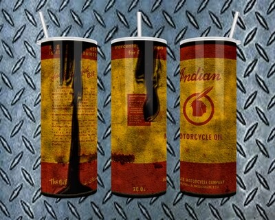 Indian Motorcycle Oil Tumbler