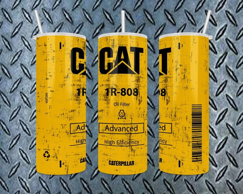 CAT 808 Oil Filter Tumbler