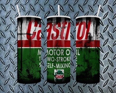 Castrol Two-Stroke Motor Oil Tumbler