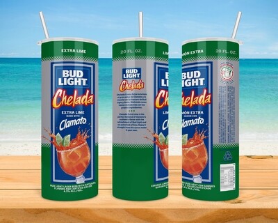 Bud Light Chelada Lime Beer Tumbler