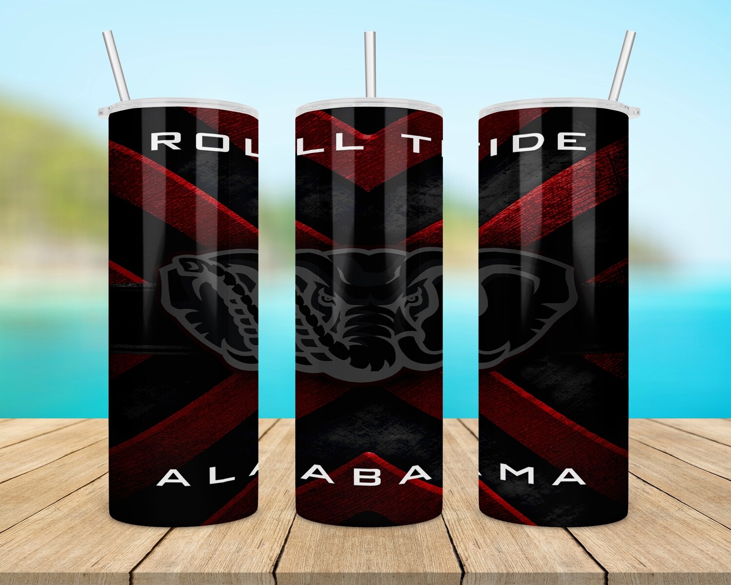 Alabama Crimson Tide Football Tumbler