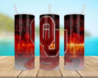 Oklahoma Sooners Football Tumbler