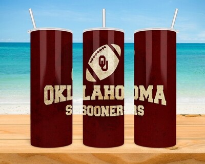 Oklahoma Sooners Football Tumbler