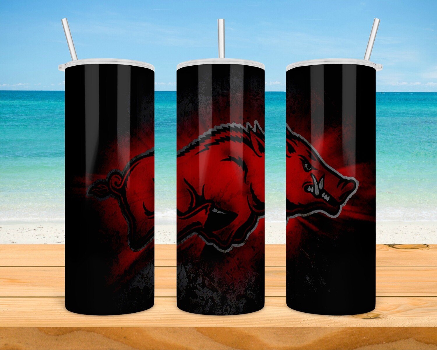Arkansas Razorbacks Football Tumbler