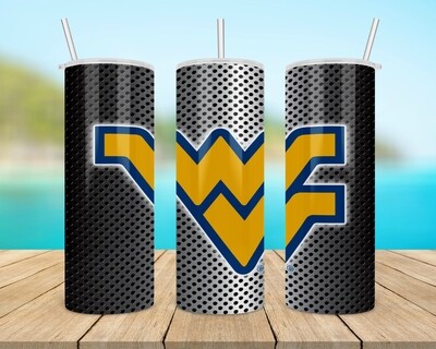 West Virginia Mountaineers Football Tumbler