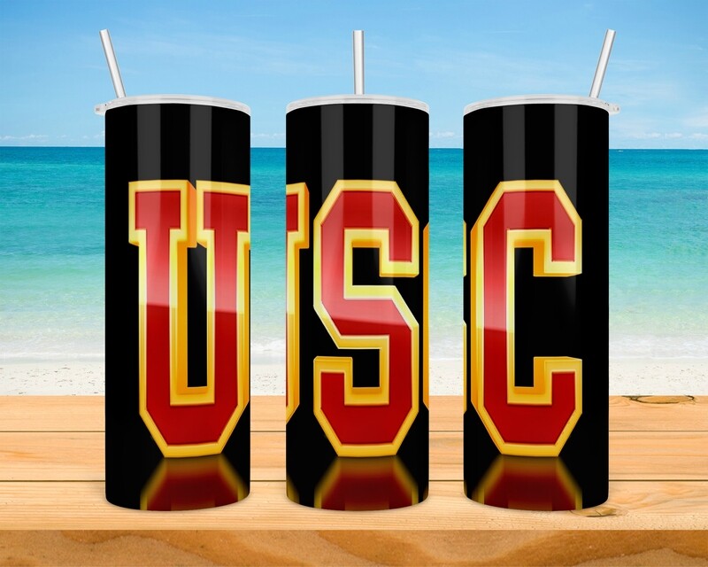 USC Trojans Football Tumbler