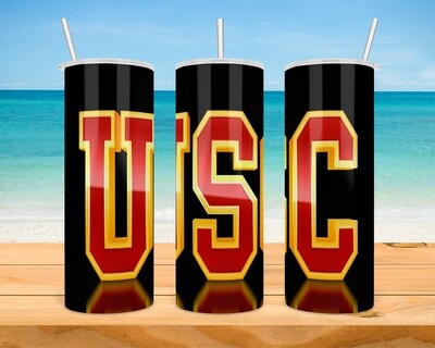 USC Trojans Football Tumbler