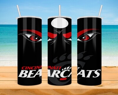 Cincinnati Bearcats Football Tumbler