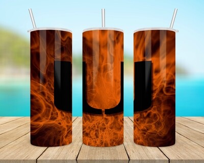 Miami Hurricanes Football Tumbler