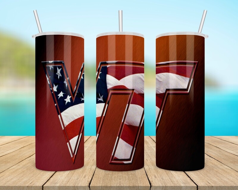 Virginia Tech Hokies Football Tumbler
