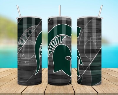 Michigan State Spartans Football Tumbler
