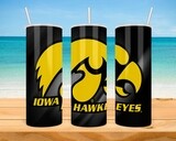 Iowa Hawkeyes Football Tumbler