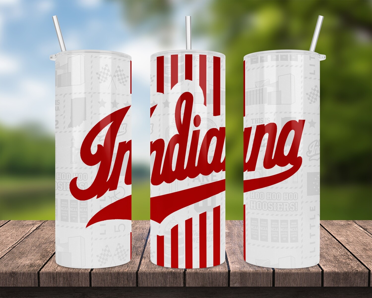 Indiana Hoosiers Football Tumbler