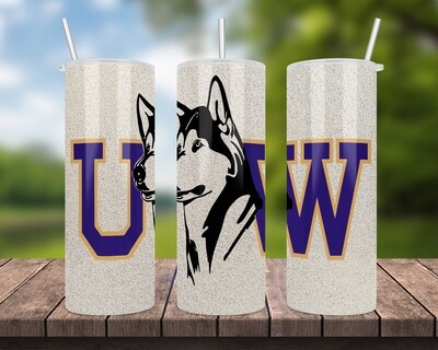 Washington Huskies Football Tumbler
