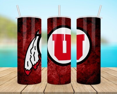 Utah Utes Football Tumbler