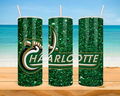 Charlotte 49ers Football Tumbler