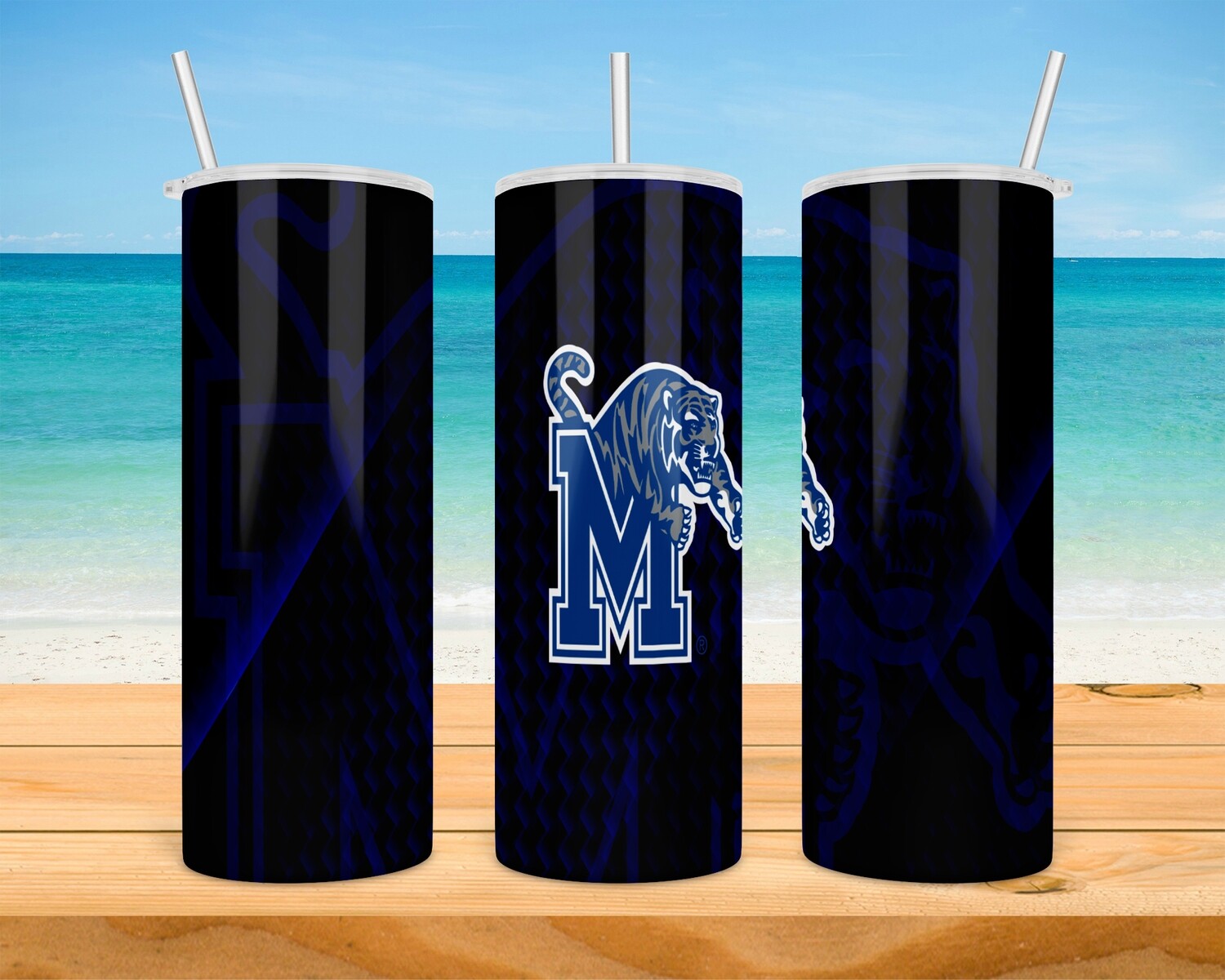 Memphis Tigers Football Tumbler