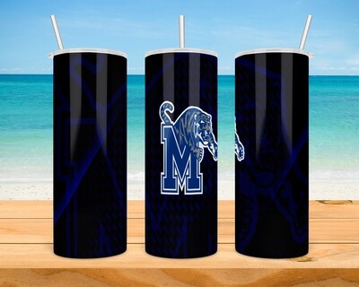 Memphis Tigers Football Tumbler