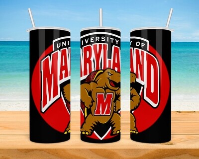 Maryland Terrapins Football Tumbler