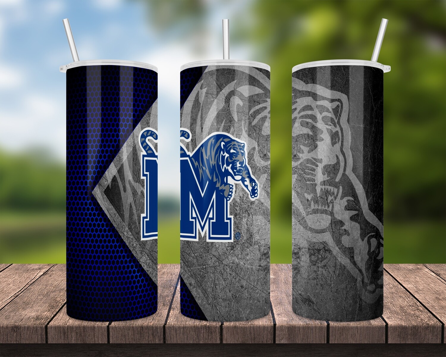 Memphis Tigers Football Tumbler