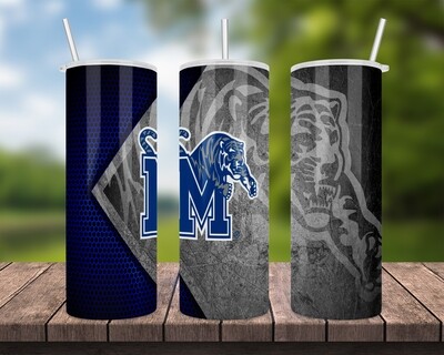 Memphis Tigers Football Tumbler