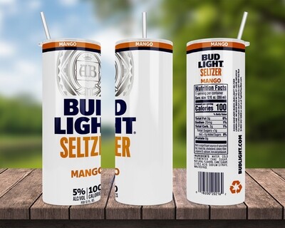 Bud Light Seltzer Mango Beer Tumbler