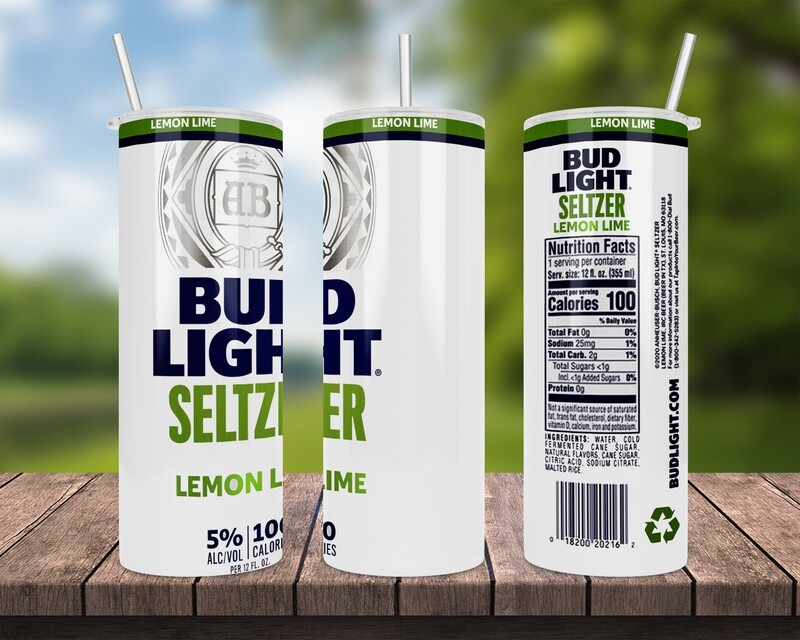 Bud Light Seltzer Lemon Lime Beer Tumbler