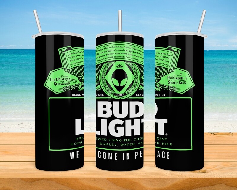 Bud Light Alien Beer Tumbler