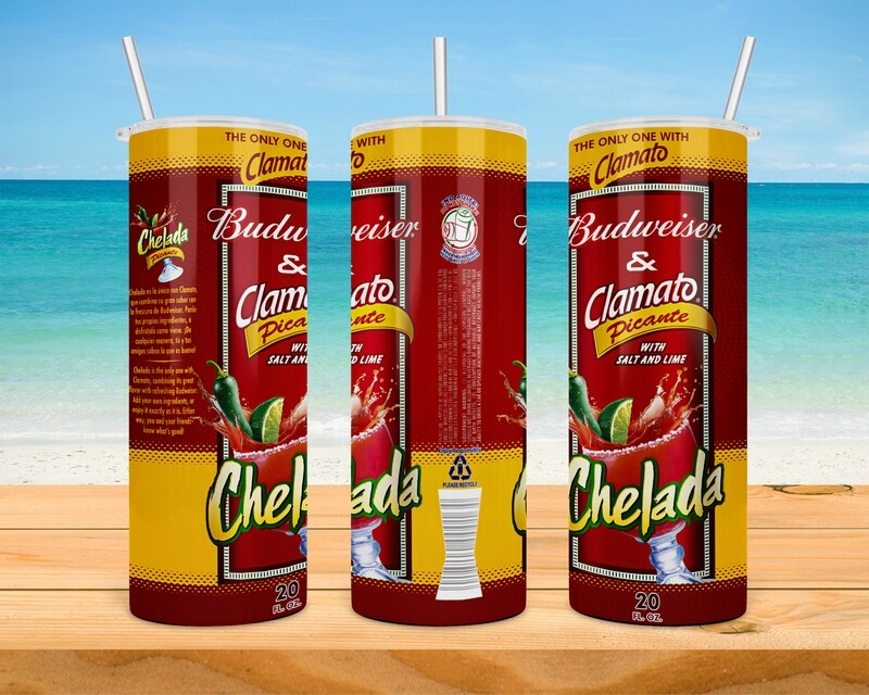 Budweiser Chelada Beer Tumbler