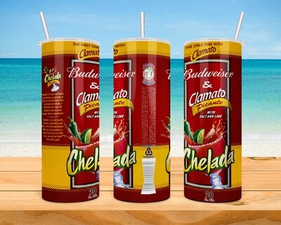 Budweiser Chelada Beer Tumbler