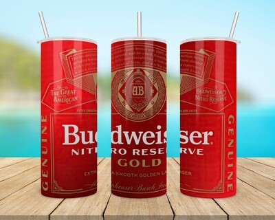 Budweiser Gold Beer Tumbler
