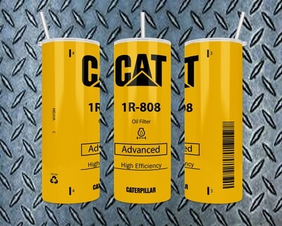 CAT 808 Oil Filter Tumbler