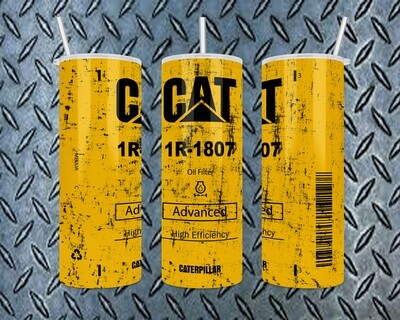 CAT 1807 Dirty Oil Filter Tumbler