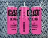 CAT 1807 Pink Oil Filter Tumbler