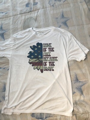 Home Of The Free Because Of The Brave T-Shirt