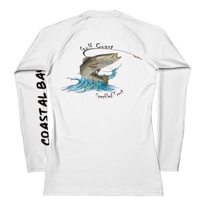 Gulf Coast Speckled Trout Ladies V-Neck Performance Shirt