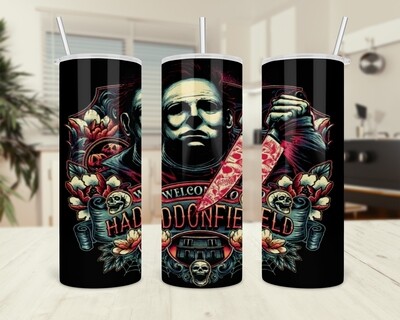 Welcome To Haddonfield Halloween Tumbler