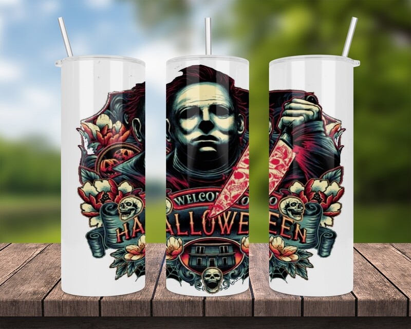 Welcome To Halloween Tumbler