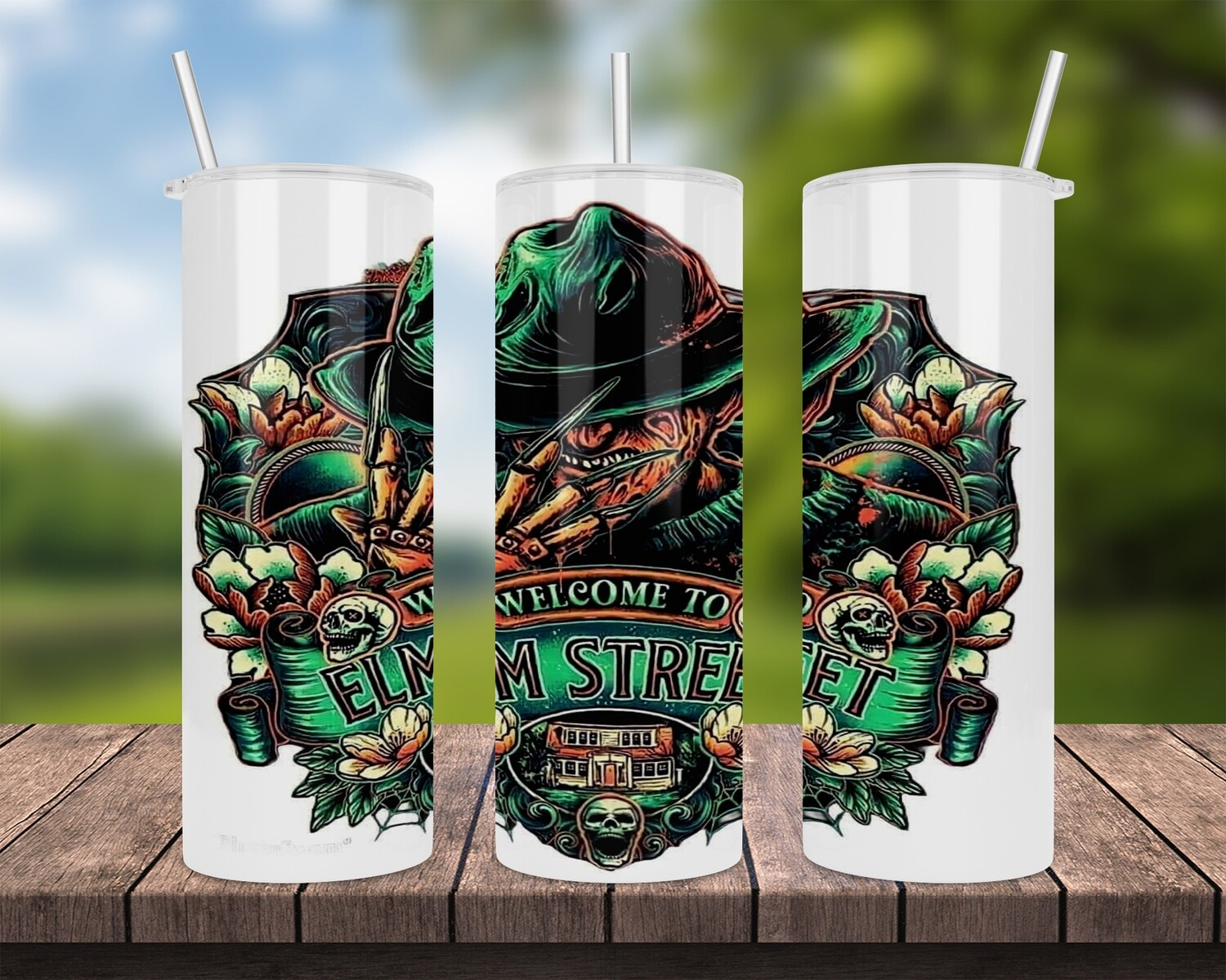 Welcome To Elm Street Halloween Tumbler