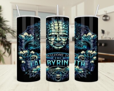 Welcome To The Labyrinth Halloween Tumbler