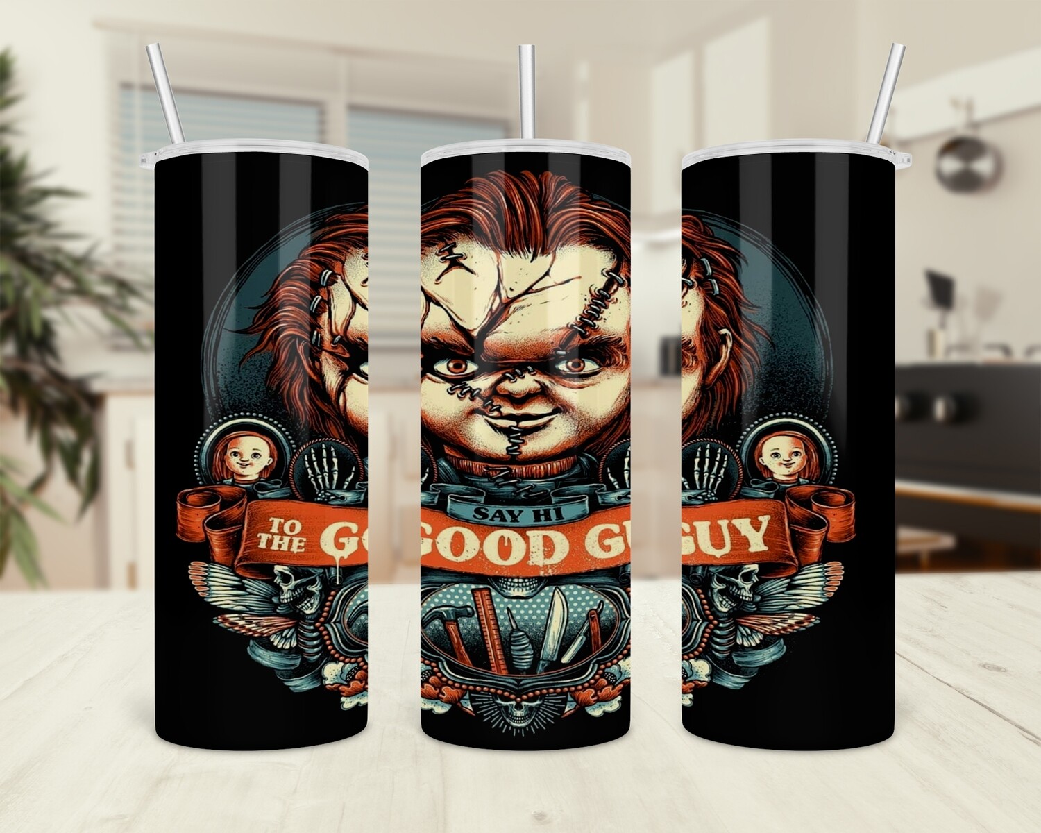 Say Hi To The Good Guy Halloween Tumbler