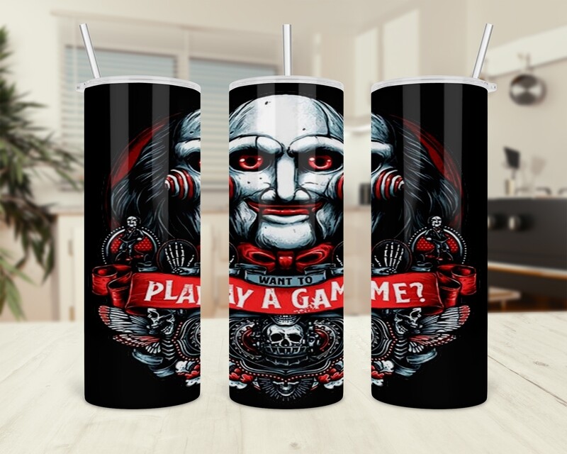 Want To Play A Game Halloween Tumbler