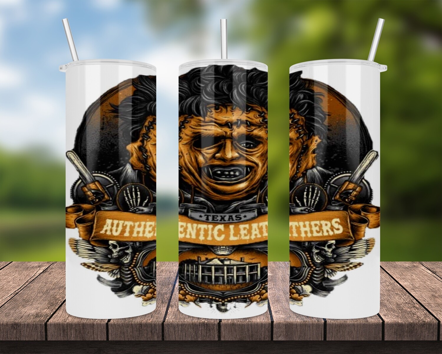 Texas Authentic Leathers Halloween Tumblers