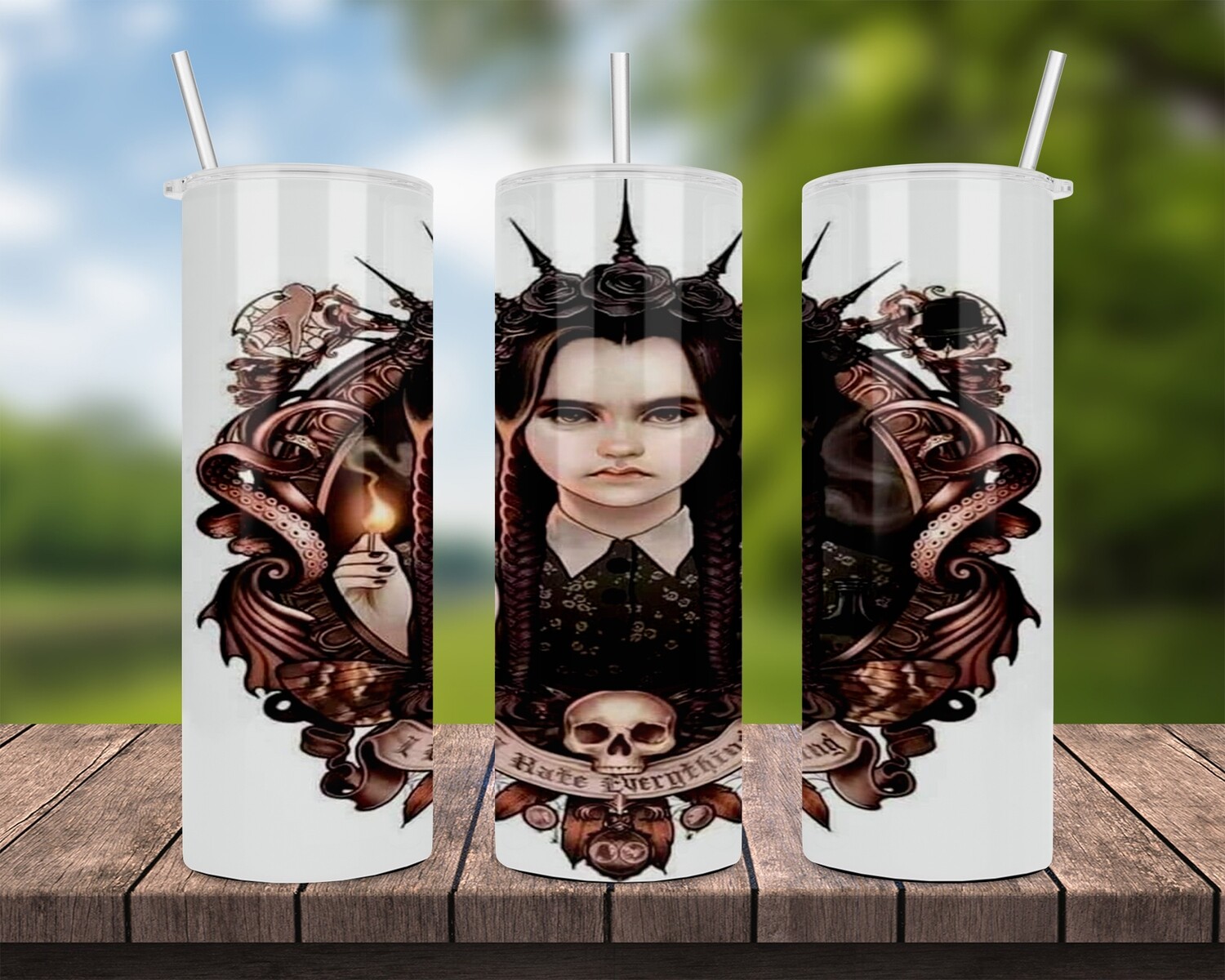 I Hate Everything Halloween Tumbler