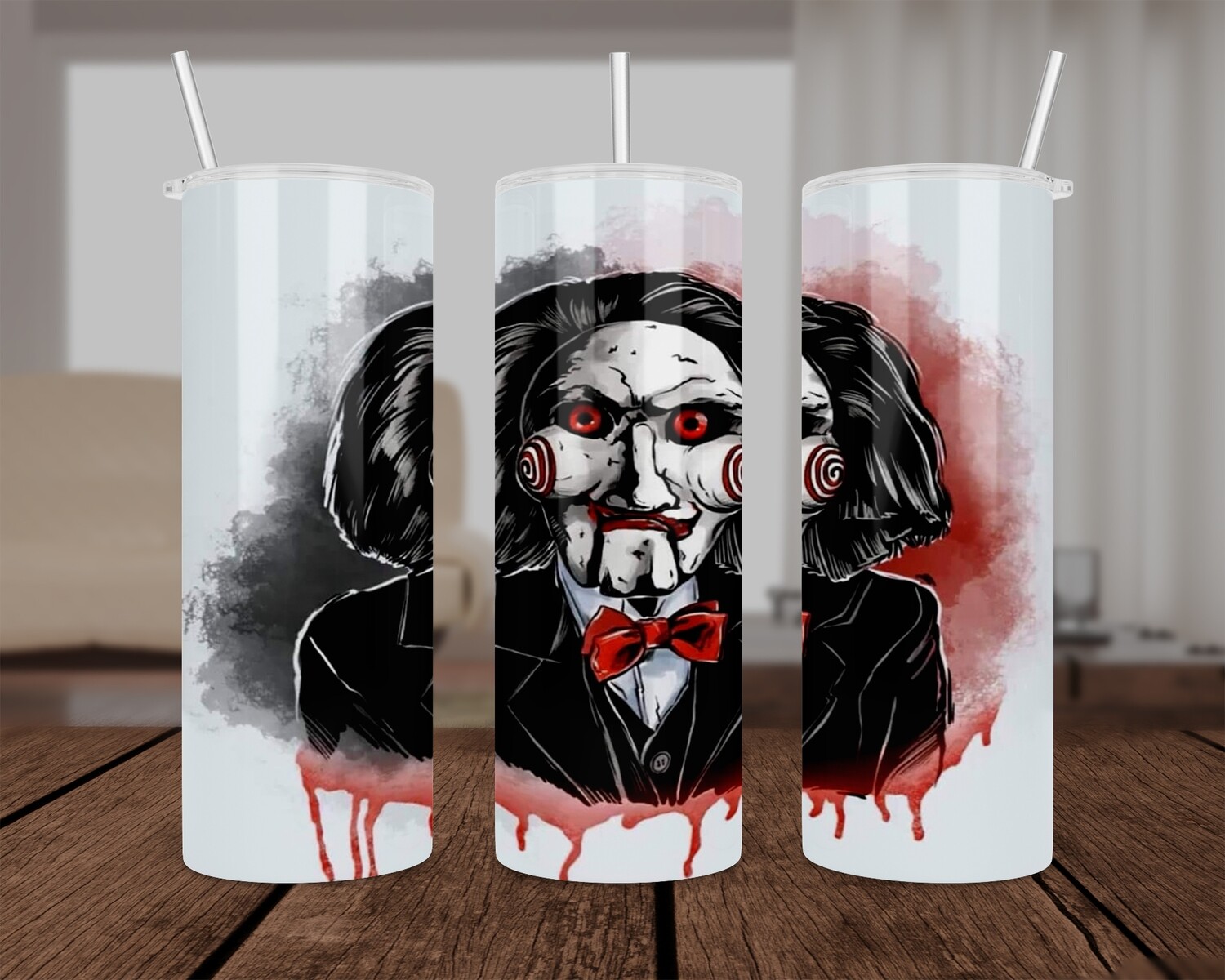 Jigsaw Halloween Tumbler