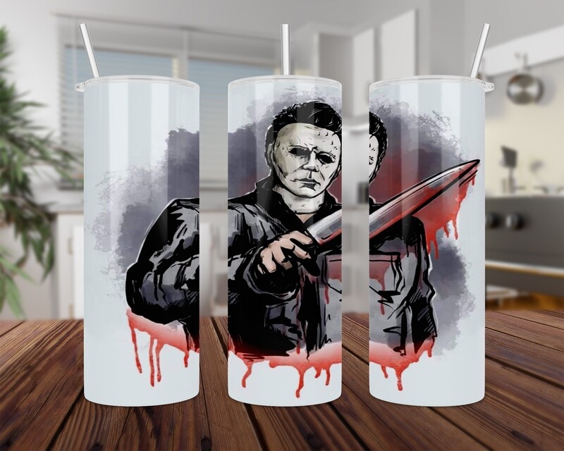 Michael Halloween Tumbler